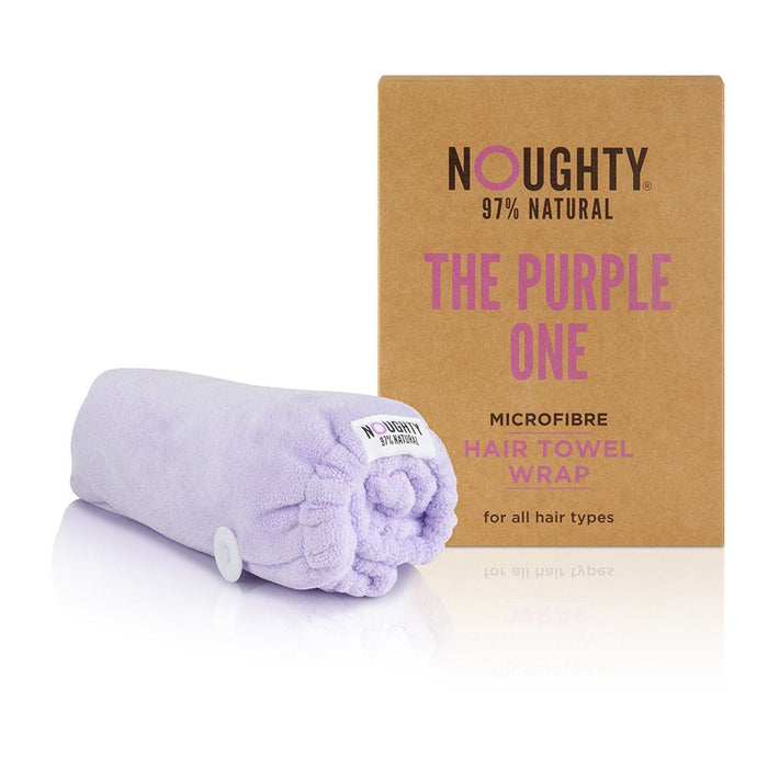 Noughty Microfibre Hair Towel - Purple