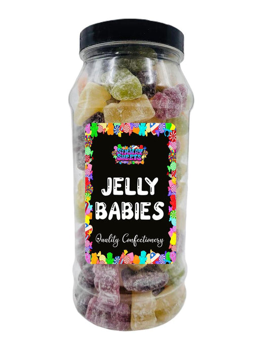 Premium Quality Jelly Babies Gift Jar - Retro Sweets Delivered to Your Door