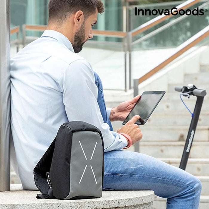 Waterproof Anti-Theft Cross-Over Backpack | Unisex Sling for School & Gym