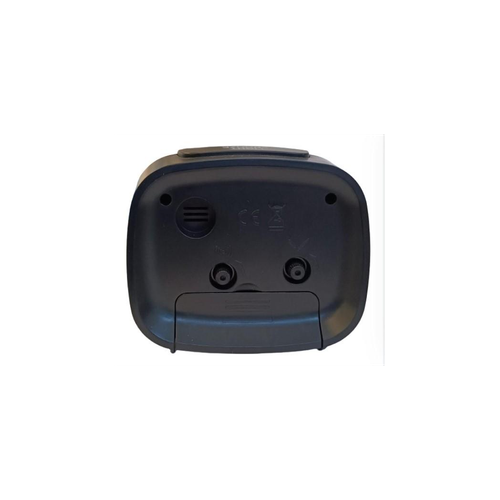 Champion Supalite Light/Snooze with Silent Sweep Alarm Clock Black