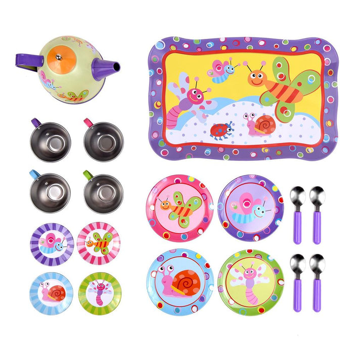 SOKA Tea Set - Cute Bug Design, High Quality Plastic