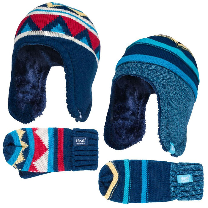 Heat Holders - Kids Hat & Gloves Set - P4