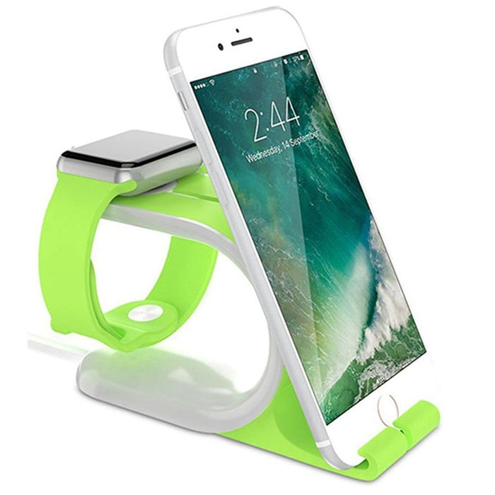 Green Mobile Watch Tablet Stand Holder - Anti-Slip, Universal, Lightweight - Professional Quality