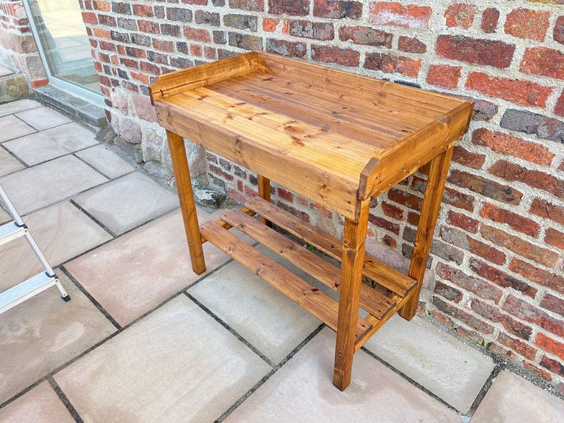 Premium Rot-Free Garden Table: Davenport Utility - Ideal for Potting/Seeding. 10 Year Guarantee.