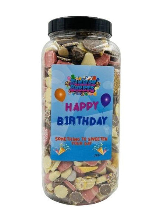 Premium Quality Happy Birthday Chocolate Mix - 3kg Jar