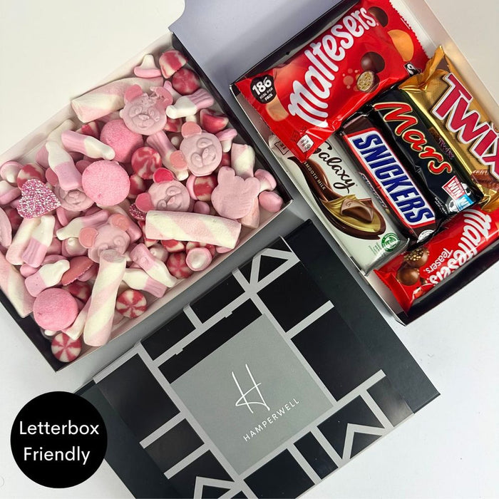 Pink Sweets Letterbox Gift Hamper