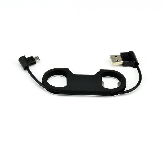 Portable Cable with Bottle Opener Micro USB or 8 Pin