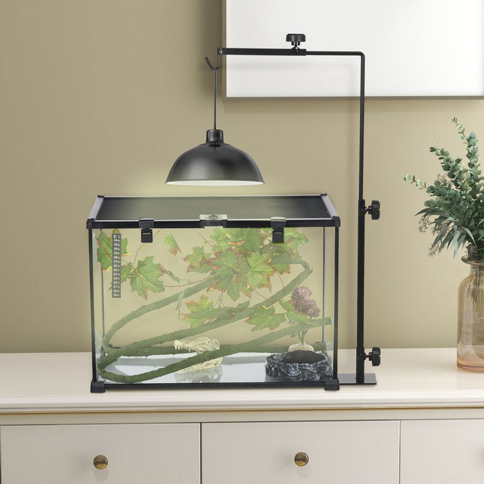 PawHut Reptile Lamp Stand: Adjustable, High Quality, Perfect for all Reptiles