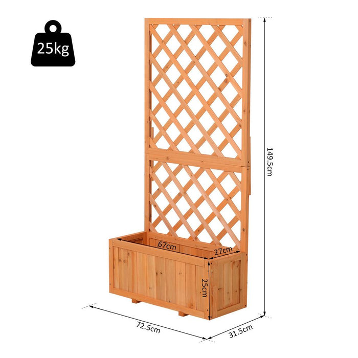 Premium Wood Garden Display: Grow, Decorate, and Showcase Plants - Durable, Rot-Resistant Frame - Easy Assembly