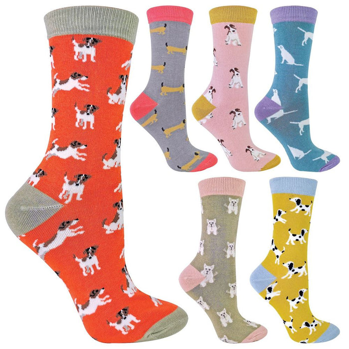 Fabulous Miss Sparrow Doggy Socks - Best Quality, Unique Design, Ideal Gift - Breathable, Hypoallergenic, Super Soft