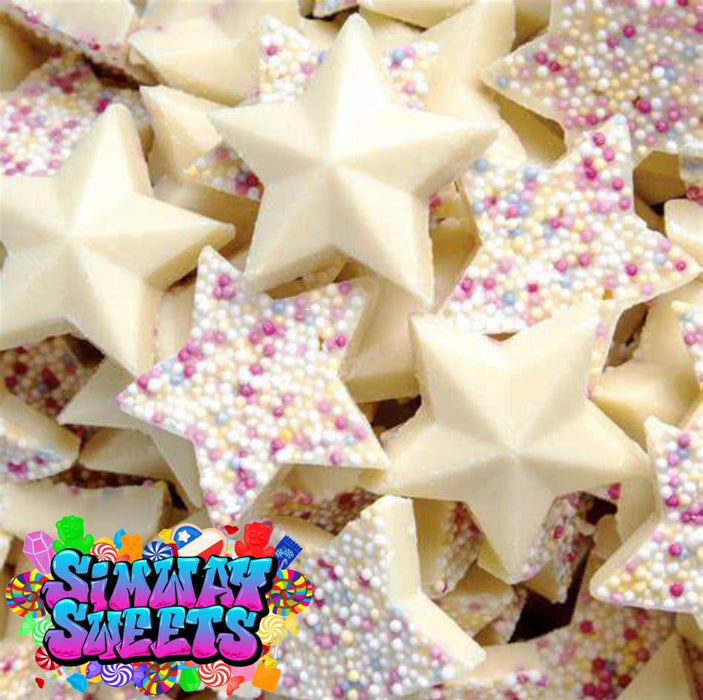 White Stars Pick N Mix Sweets Chocolate Kids Party Bulk Wedding Favours