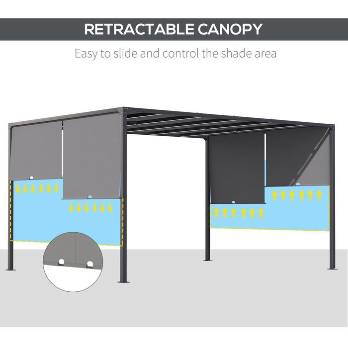 Premium LED Retractable Roof Pergola - Expand & Illuminate Your Outdoor Space