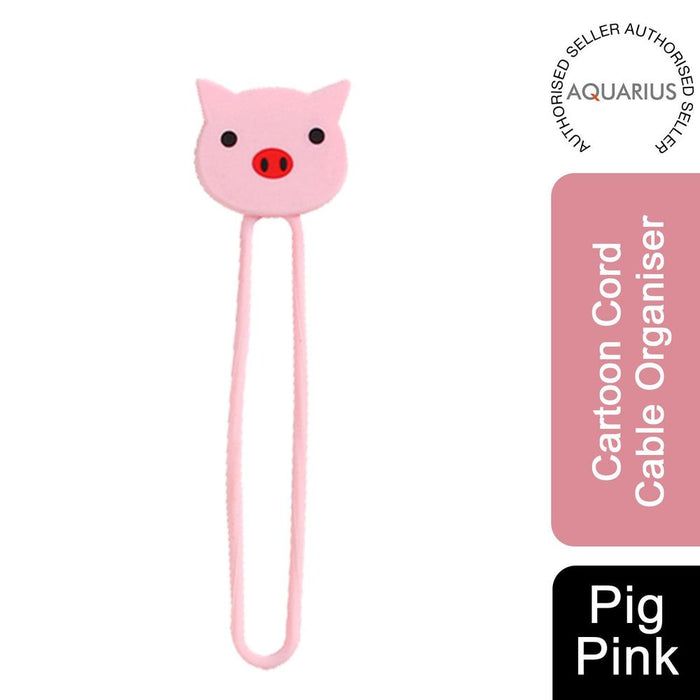 Aquarius Cute Animal Shape Cartoon Flexible Cord and Cable Organiser