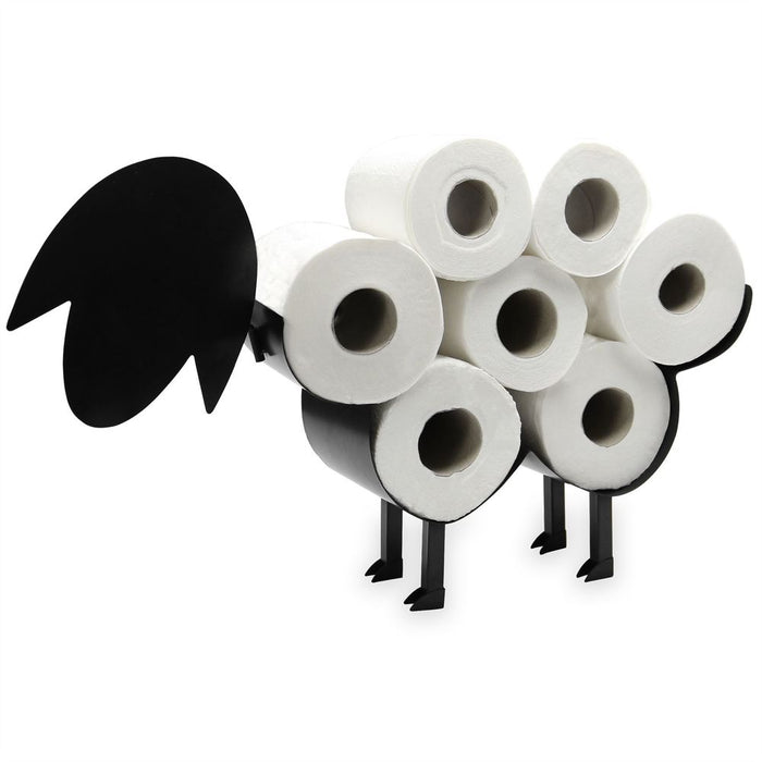 Sheep Toilet Roll Holder | Pukkr | Holds 7 Rolls | Free-Standing | High-Quality