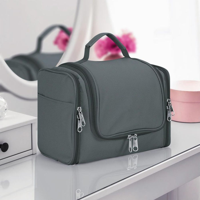 VINSANI TOILETRY BAG - D.GREY 1010183 - Travel Organizer with Multiple Compartments and Practical Design - Premium Quality