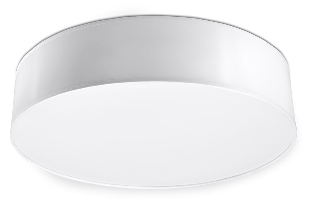 Premium White LED Ceiling Lamp - Arena 45: Loft Design, E27 LED, High-Quality Construction