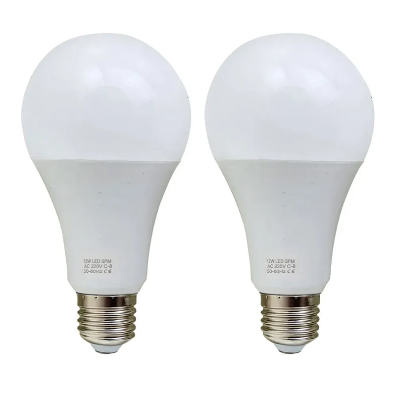 E27 12W Energy Saving Warm White LED Light Bulbs A60 E27 Screw-in non dimmable bulbs