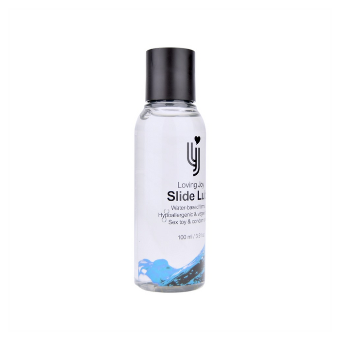 Loving Joy Slide Water Based Lubricant 100ml - Paraben-Free, Safe for Toys & Condoms