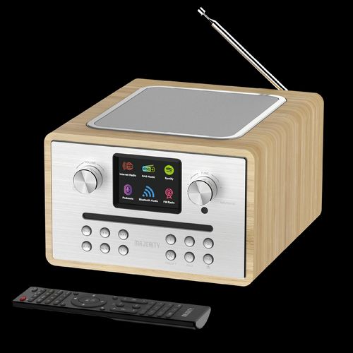 MAJORITY HOMERTON 2 MUSIC SYSTEM OAK