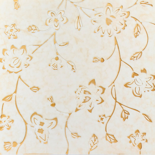 Gold Flowers: Decorative Ceiling & Wall Panels - 2m2 (21.52 sqft) - 8 Panels