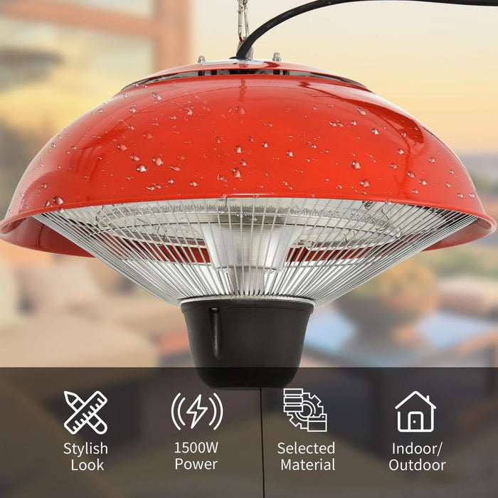 Patio Heater 1500W Electric Ceiling Hanging Garden Lamp - High Quality, Efficient and Convenient