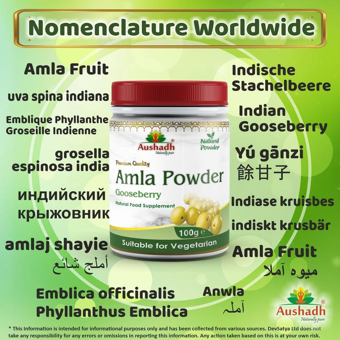 Amla Fruit (Gooseberry) Powder - Ultimate Antioxidant Power & Immunity Boost