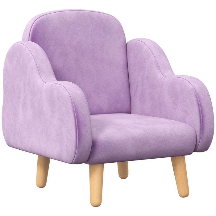 Premium Purple Cloud-Shaped Toddler Armchair for Playroom and Bedroom - Best Quality