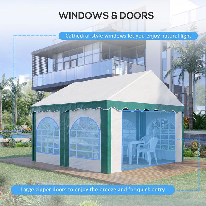 High-Quality 4x4m Marquee Gazebo, Perfect for Weddings and Events,
With Double Doors for Easy Access - Order Now!