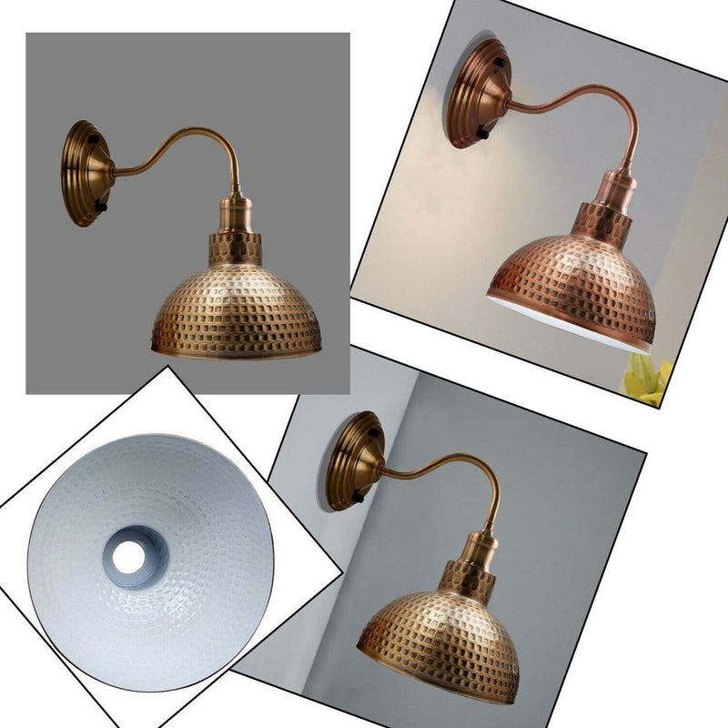Retro Copper Wall Lights & Lamps – Antique Brass & Copper Sconces ~3678