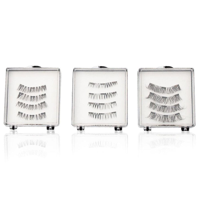 Aquarius Double Glam Volume and Sexy Magnetic Eyelash Giftset for Her, 3Pair