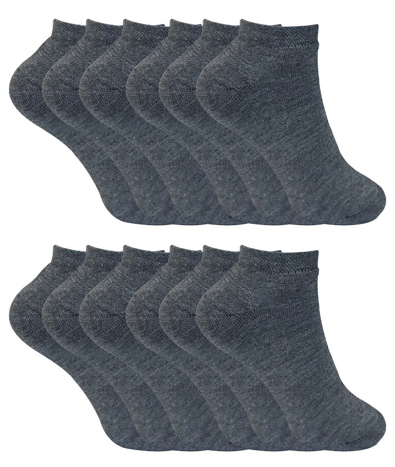 12 Pairs Ladies Thermal Trainer Socks