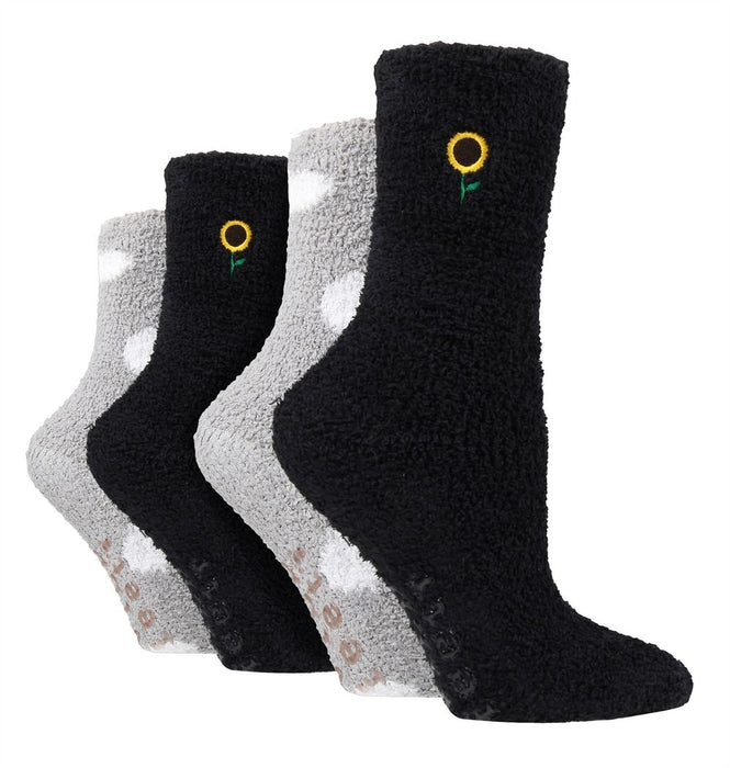 Cozy Lounge Socks - Snuggle Up in Style! Best Quality, 4 Pairs, Ultimate Comfort. Perfect Gift!