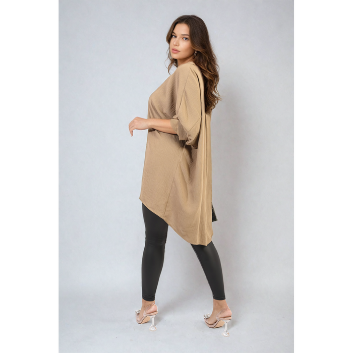 Reign Balloon Sleeve Oversized Top - Versatile Chic & Breezy Comfort!