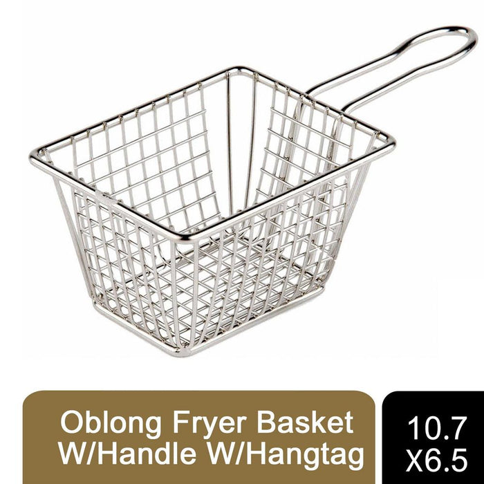 Stylish PMS Mini Oblong Fryer Basket"