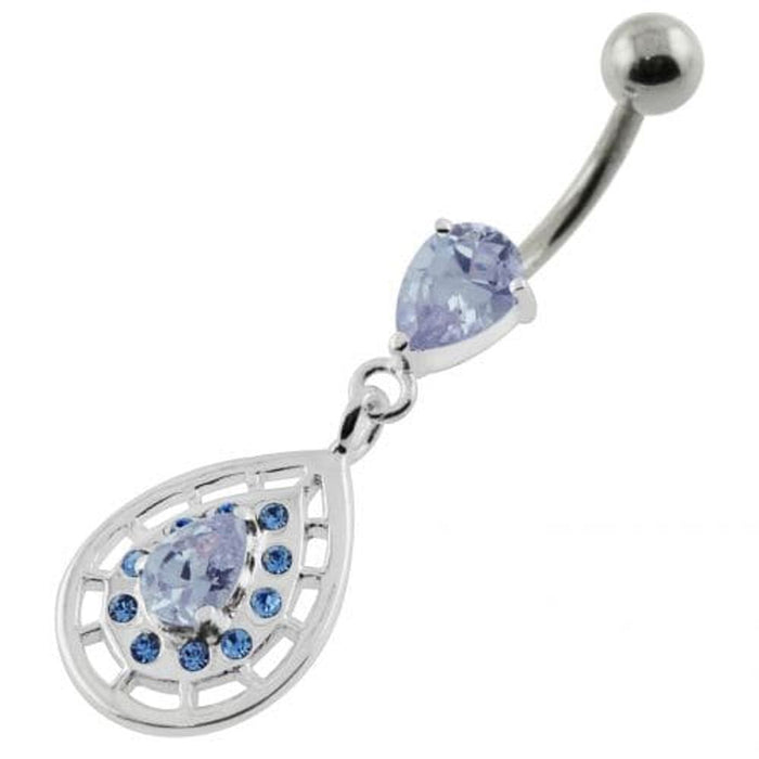 Tear Drop Patten Navel Belly piercing