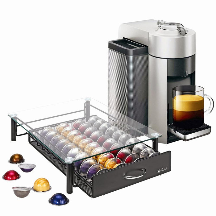 your kitchen."
"Organized and quick access to your favorite coffee pods."
"High-quality construction for long-lasting durability."
"Perfect for home or office use."
"Streamline your coffee routine with this versatile storage drawer.