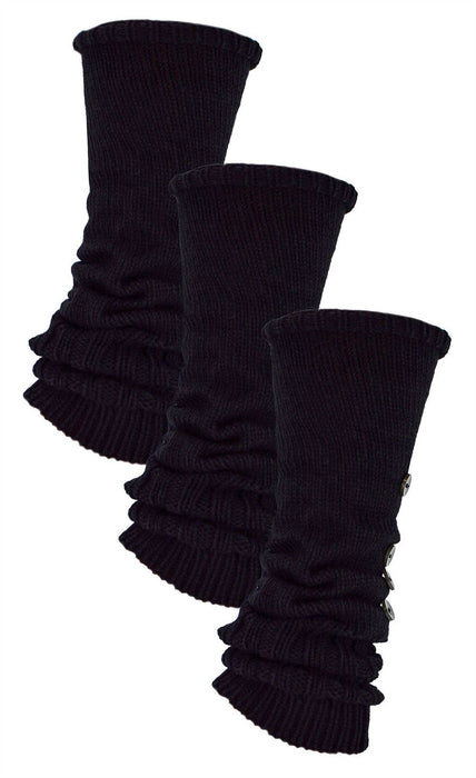 Sock Snob - Ladies 3 Pack Chunky Leg Warmers