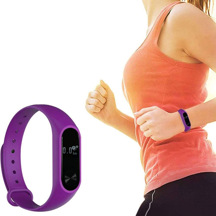 Aquarius AQ112 Fitness Tracker with Heart Rate Monitor, Purple