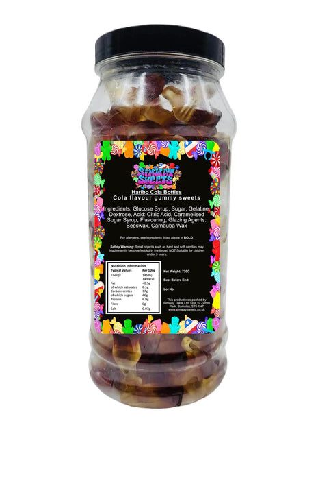 Premium Cola Bottles: Retro Gummy Sweets in Gift Jar - Top Quality, Fast Delivery