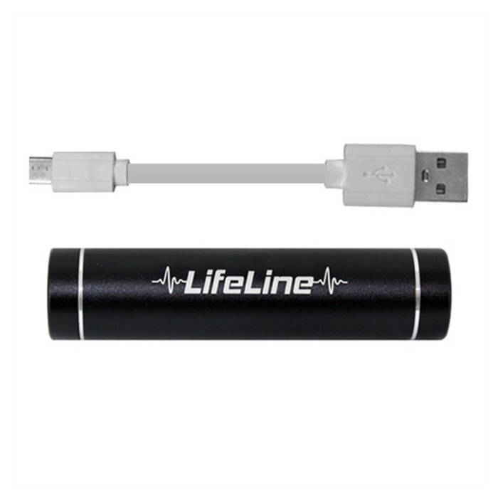 AA LifeLine 2200-X Power Bank - Black; USB-C/MicroUSB; Emergency Charger for Mobile Phones