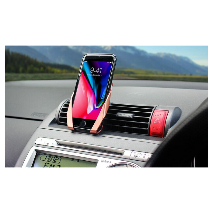 Car Phone Holder Air Vent Mount Bracket Shaped Mobile Phone Stand