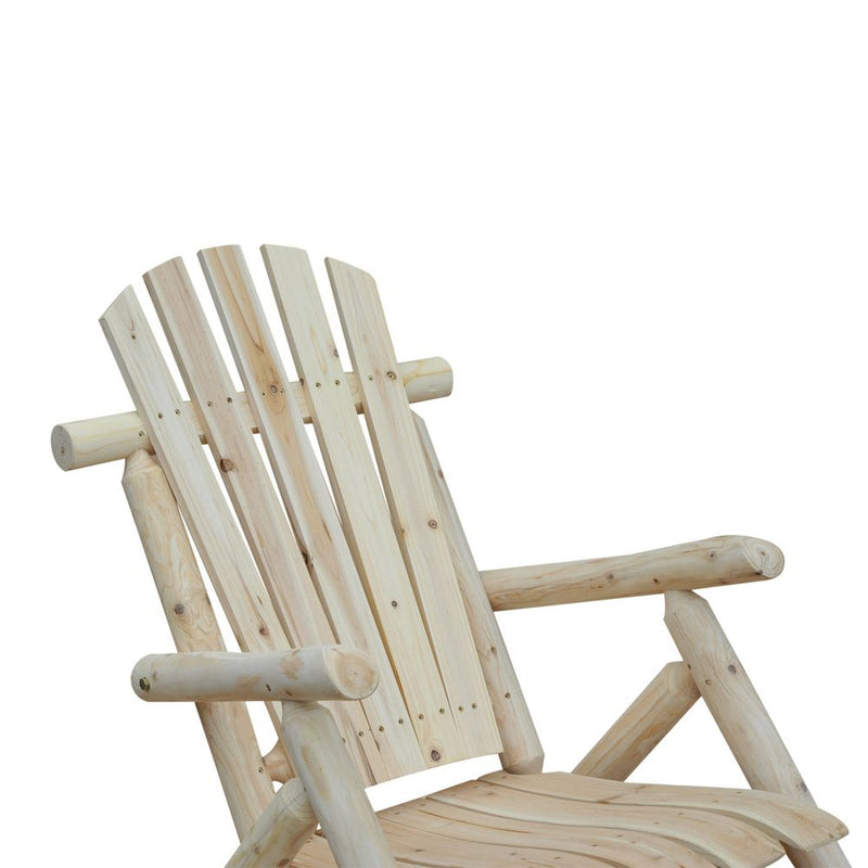 Premium Cedar Wood Rocking Armchair, 96Lx66Wx98H cm