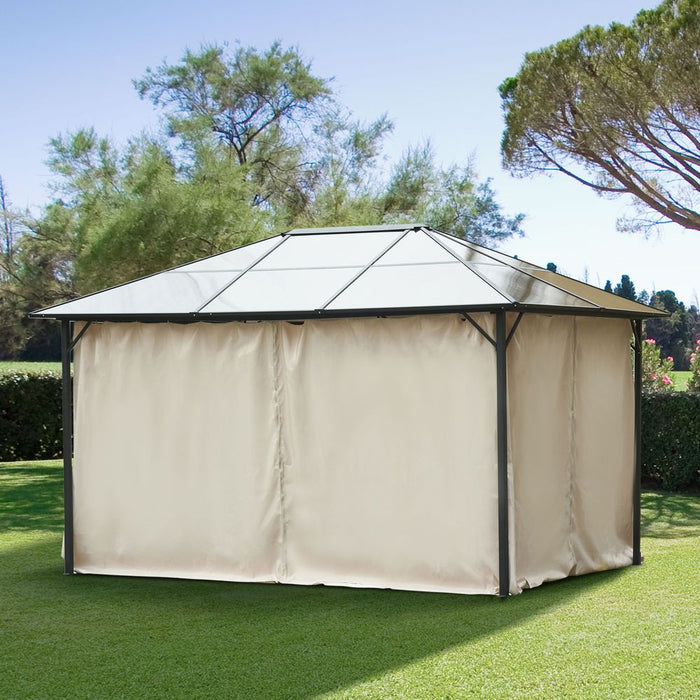 Premium Gazebo Replacement Sidewalls - 4 Pack Privacy Panels for Outsunny 3x4m Gazebo