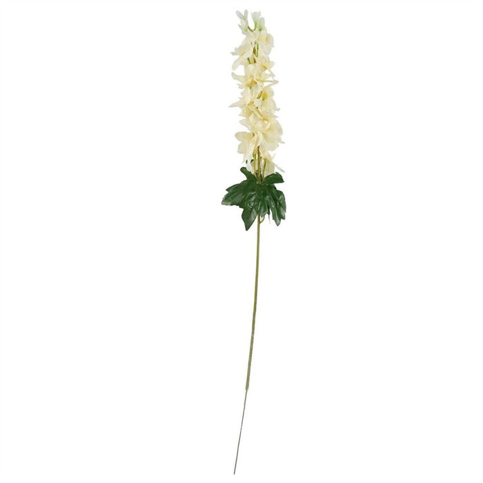 High-Quality 6pk 75cm Cream Delphinium Artificial Stems