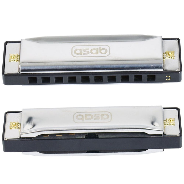 Classic Metal 10-Hole C Harmonica | Professional Quality Music Instrument