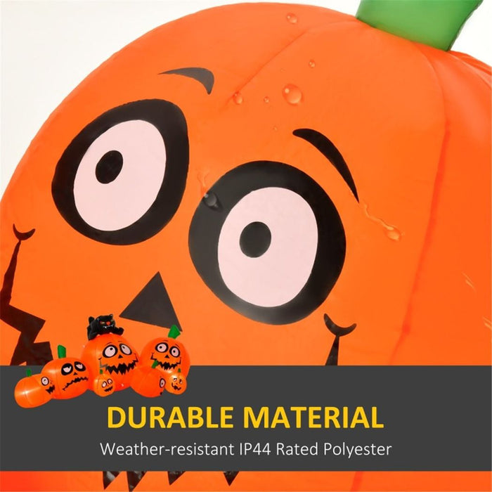 Halloween Decoration Inflatable Pumpkins with cat 240W x 80D x 120Hcm