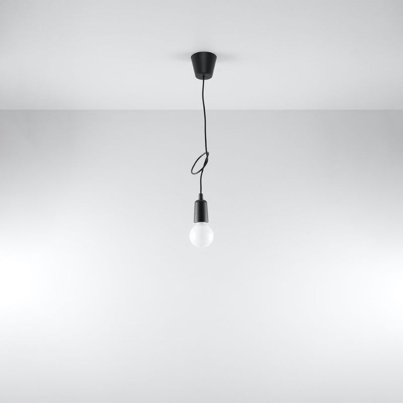 PVC Pendant Lamp: Diego Modern Design, E27 Socket