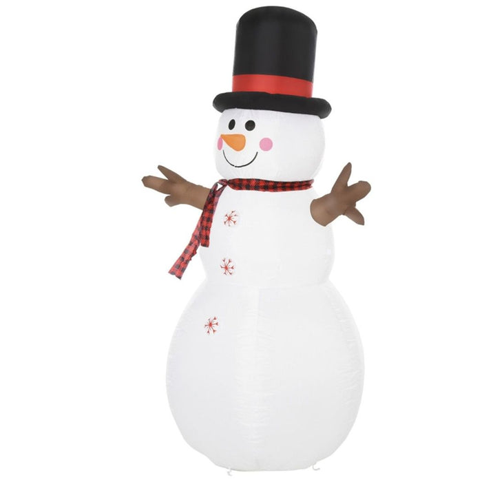 Christmas Inflatable Snowman Greeting 100W x 80D x 182H cm