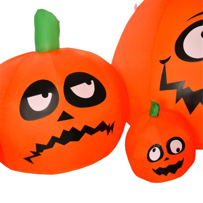 Halloween Decoration Inflatable Pumpkins with cat 240W x 80D x 120Hcm