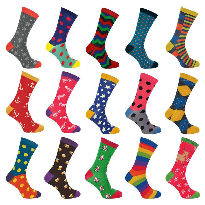 Mr Heron - Patterned Socks, Soft, Breathable, Hypoallergenic & Antibacterial